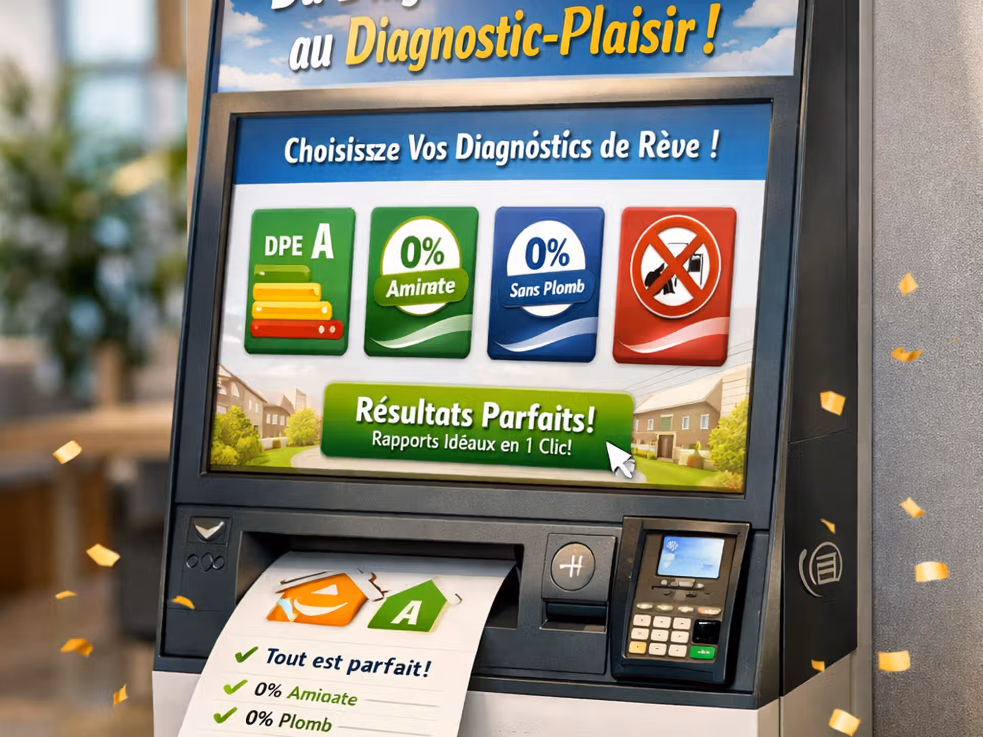 distributeur automatique de diagnostics immobilier